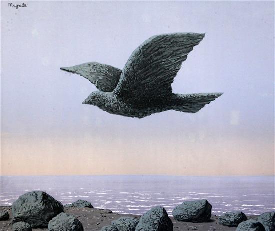 René Magritte LIdole, 15.5 x 19in., unframed